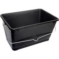 Unbranded Paint Scuttle 15L in Black Plastic