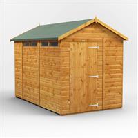 Powersheds Power Apex Security Shed 10' x 6' in Natural Timber