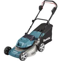 Makita 36V (2x18V) 46cm Cordless Brushless Lawnmower 4 x 5.0Ah Steel