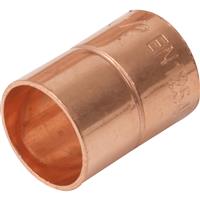 Made4Trade End Feed Coupler Imperial 22mm x 3/4" (2 Pack) in Copper