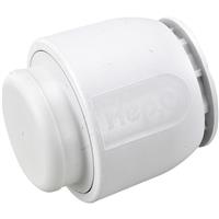 Hep2O Demountable Stopend 22mm in White Plastic