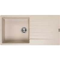 Reginox Harlem Reversible Composite Kitchen Sink & Drainer Single Bowl in Caffe Granite Composite