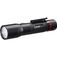 Coast HX5R Rechargeable Slide Focusing Torch 620lm in Black Aircraft Grade Aluminium