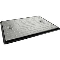 Aquaflow Galvanised Cover & Frame 24" x 18" Double Seal