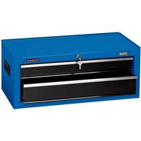 Draper 2 Drawer Mid Tool Chest 26" in Blue Steel