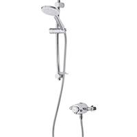Triton Showers Triton Valdi 2 Thermostatic Concentric Mixer Shower in Chrome Stainless Steel