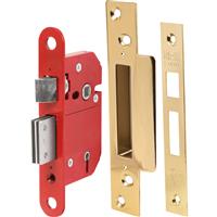 ERA BS 5 Lever Fortress Sashlock 76mm in Brass