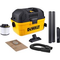 DeWalt DXV15T Toolbox 15L Wet & Dry Vacuum Cleaner 230V in Yellow Plastic