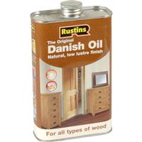 Rustins Original Danish Oil 500ml in Natural