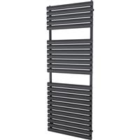 Ximax Bristol Single Panel Towel Radiator 1570 x 600mm 3123Btu in Anthracite Steel