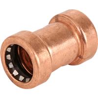 Pegler Yorkshire Tectite Sprint Push-Fit Straight Coupler 15mm (5 Pack) in Copper