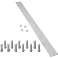 Mira Flight Low Offset Quadrant Riser Conversion Kit in White