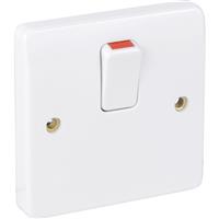MK 20A DP Switch in White Plastic