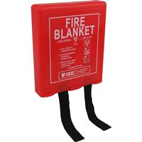 Fire Chief Firechief Fire Blanket Rigid Case 1m x 1m