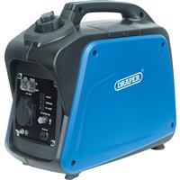 Draper 1.0kW Close Case Inverter Generator 230V in Blue
