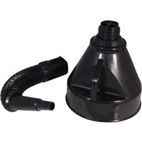 Silverhook Flexible Funnel in Black Plastic