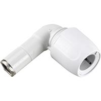 Hep2O 90 Spigot Elbow 15mm in White Plastic