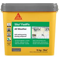 Sika FastFix All Weather Jointing Compound 15kg in Stone Resin