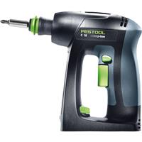 Festool 18V C18 Cordless Drill Driver Body Only in Black Steel