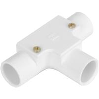 Profix 20mm PVC Conduit Inspection Tee in White