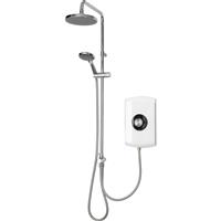 Triton Showers Triton Amore DuElec Electric Shower Gloss White 9.5kW Rubber