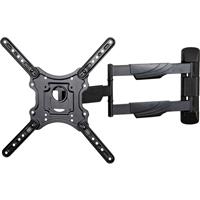 Thor Full Motion TV Mount Twin Arm 55" in Black Steel
