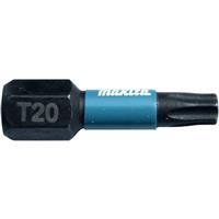 Makita Impact Rated Bit T20 x 25mm (2 Pack) in Black