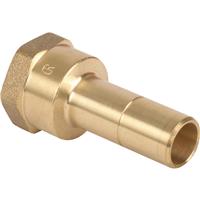 Hep2O Female Adaptor Brass Spigot 15mm x 1/2" in Gold