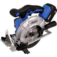 Draper D20 20V 165mm Li-Ion Brushless Cordless Circular Saw 1 x 3.0Ah Aluminium