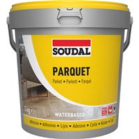 Soudal Waterbased Parquet adhesive W-EU 5kg in Brown