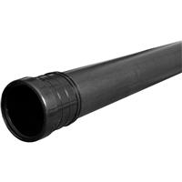 Aquaflow Soil Pipe 110mm 3m in Black Plastic