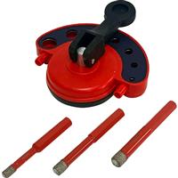 Minotaur Diamond Tile Drill Bit (4 Piece) in Red