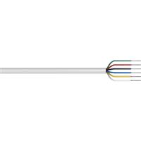 Pitacs Alarm Cable 6 Core Drum (100m) in White