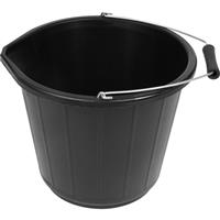 Unbranded Plastic Bucket 14.5L in Black