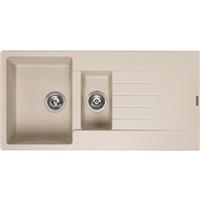 Reginox Harlem Reversible Composite Kitchen Sink & Drainer 1.5 Bowl in Caffe Granite Composite