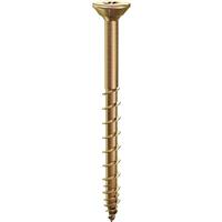 Screw-Tite Pozi Countersunk Screw 3.5 x 35mm (200pc) in Yellow Steel