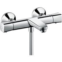Hansgrohe Ecostat Thermostatic Bar Bath Shower Valve in Chrome Brass