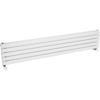 Ximax Bristol Double Horizontal Designer Radiator 294 x 1500mm 2823Btu in White Steel