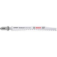 Bosch EXPERT Bayonet Jigsaw Blade T308BF Hardwood 2-side Clean (100 Pack) Steel