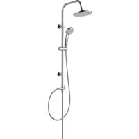 Ebb and Flo Ebb + Flo Round Diverter Shower Kit in Chrome Stainless Steel