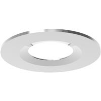 V-TAC LED Fire Rated IP65 Downlight Dimmable Satin Bezel in Nickel Polycarbonate