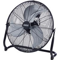 Draper Floor Fan 18/450mm 120W 230V in Black Aluminium