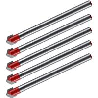 Minotaur Glass & Tile Drill Bit Set (5 Piece) in Chrome