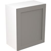 Kitchen Kit Flatpack Shaker Kitchen Cabinet Wall Unit Ultra Matt 600mm in Dust Grey MFC