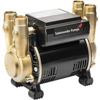 Salamander CT Force Regenerative Twin Shower Pump 2.0 bar in Black Brass