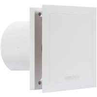 Airflow QuietAir Extractor Fan 100mm Timer in White ABS