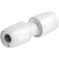 Hep2O Straight Connector 10mm in White Plastic