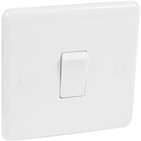 Wessex Electrical Wessex 10A Switch Intermediate in White Plastic