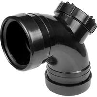 Aquaflow Access Bend 110mm 92.5deg in Black