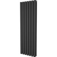 Ximax Bristol Designer Radiator 1200 x 410mm 2925Btu Double Anthracite in Anthracite Structure Steel